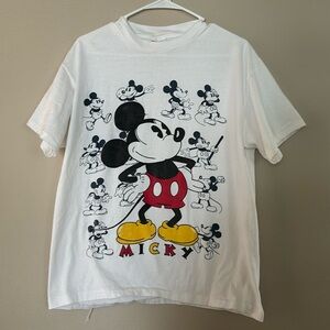 Vintage Unisex Mickey Mouse Short Sleeve T-Shirt